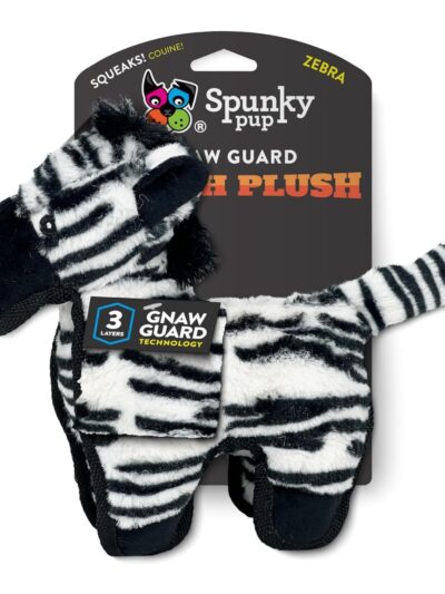 Spunkypup Tough Plush - Plush Toy Zebra Reg