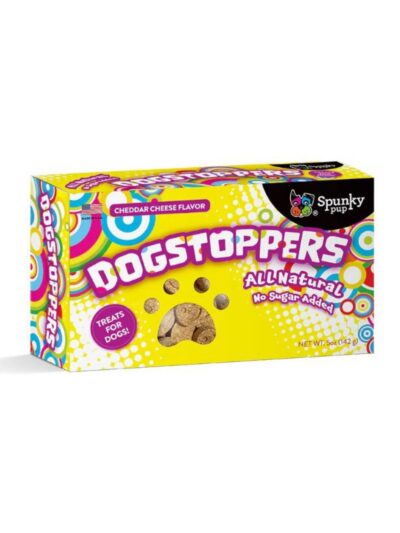 Spunkypup Dogstoppers Crunchy Biscuits For Dogs Cheese 5oz.