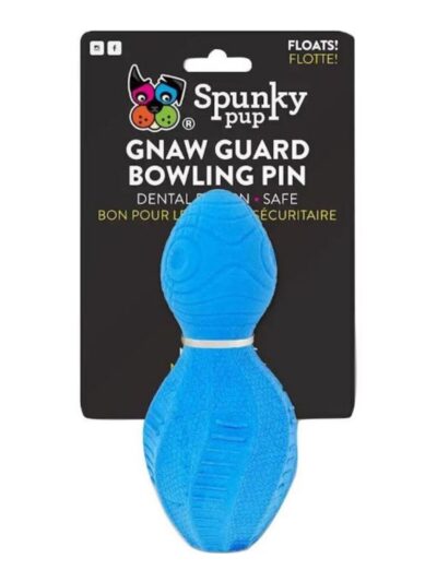 Spunkypup Gnaw Guard Squeaky Toy Bowling Pin One Size