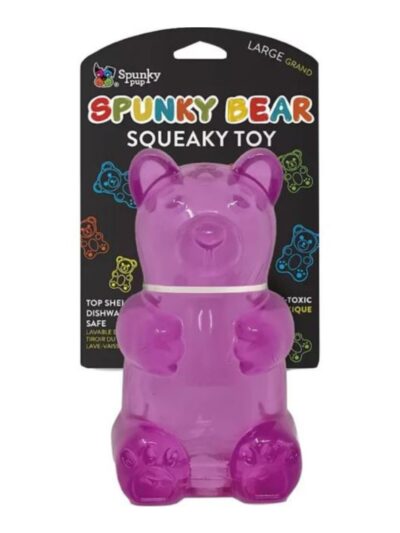 Spunkypup Spunky Bear Squeaky Toy Large