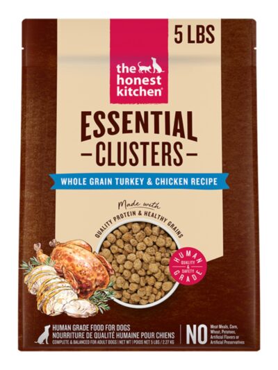 The Honest Kitchen Dog Essential Clusters Turkey, Chicken & Oat 20lbs.
