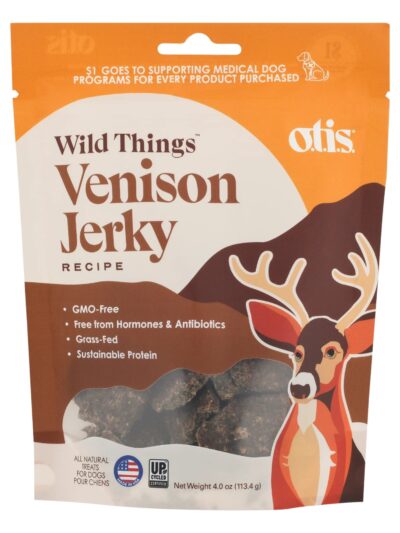 Otis Dog Wild Things Venison Jerky 4oz.