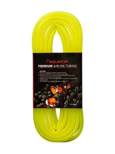 Aquatop Airline Tubing Neon Yellow, 1ea/13 ft