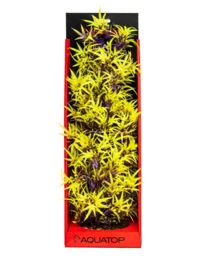 Aquatop Vibrant Fluorescent Cannabis Plant Olive 16in