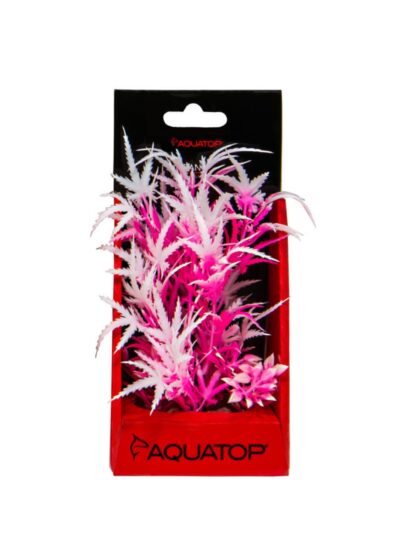 Aquatop Vibrant Fluorescent Cannabis Plant Pink Frost 6in