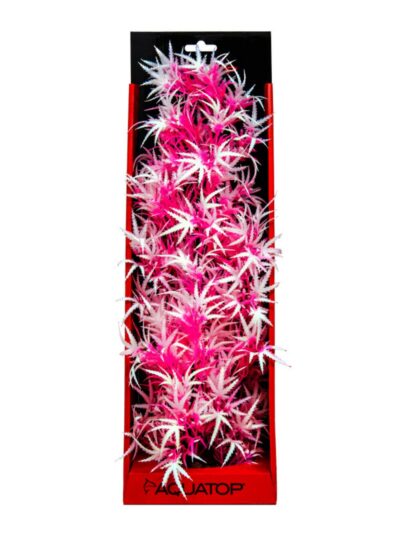 Aquatop Vibrant Fluorescent Cannabis Plant Pink Frost 16in