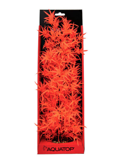 Aquatop Vibrant Fluorescent Cannabis Plant Red 16in