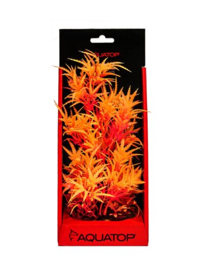 Aquatop Vibrant Fluorescent Cannabis Plant Tangerine 10in