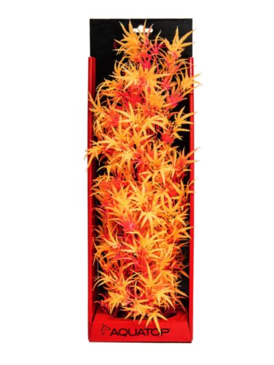 Aquatop Vibrant Fluorescent Cannabis Plant Tangerine 16in