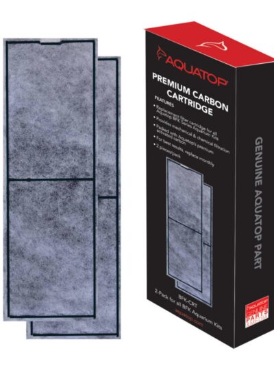 Aquatop Premium Carbon Cartridge for BFK Formosa Aquarium Kits 1ea/2 pk