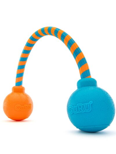 GURU Squeaking Rope Dog Toy 1ea/MD