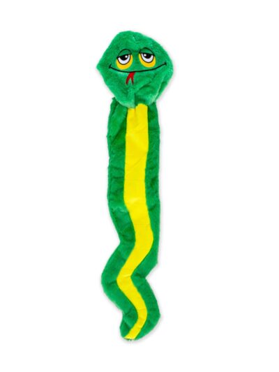 GURU HideATail Snake Plush Puzzle Dog Toy Green, 1ea/LG