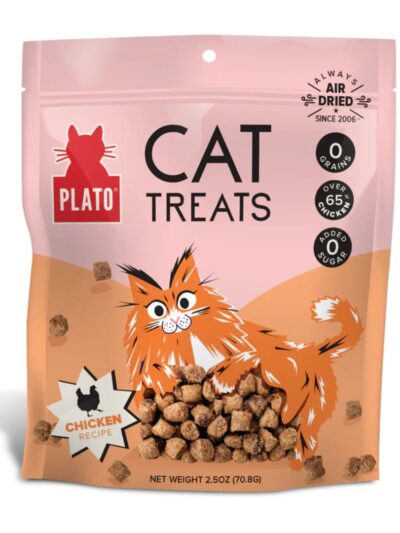 Plato Cat Grain Free Air Dried Treat Chicken 2.5Oz