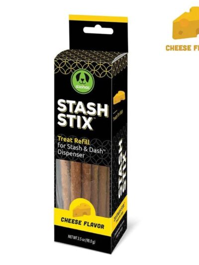 Stashios Dog Stash Stix Refill Cheese 20pcs per box