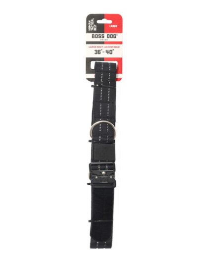 Boss Dog Human Boss Tactical Utility Dog Walker Belt Black, 1ea/LG (36-40In Waist)