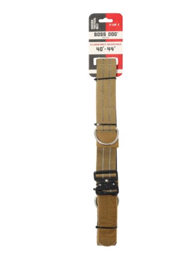 Boss Dog Human Boss Tactical Utility Dog Walker Belt Tan, 1ea/XL (40-44In Waist)