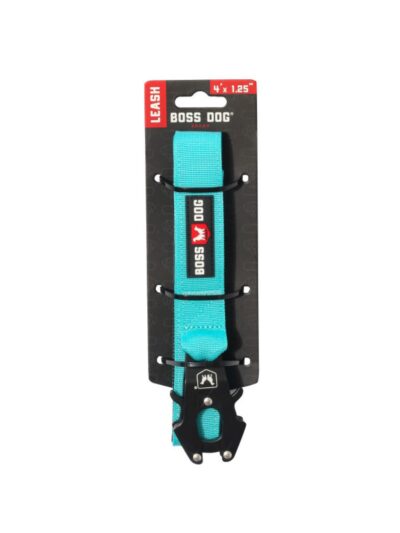 Boss Dog Tactical Dog Leash Teal, 1ea/4 ft