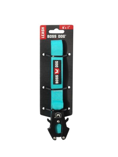 Boss Dog Tactical Dog Leash Teal, 1ea/6 ft