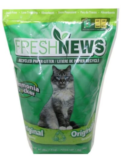 Fresh News Paper Cat Litter 4 Lb (Case of 6)