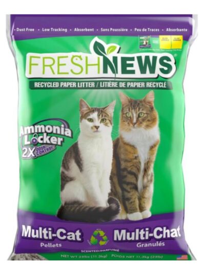 Fresh News Multi-Cat Paper Litter 25 Lb
