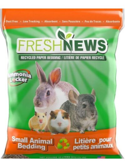 Fresh News Small Animal Bedding Gray 10 L