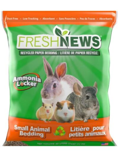 Fresh News Small Animal Bedding Gray 40 L