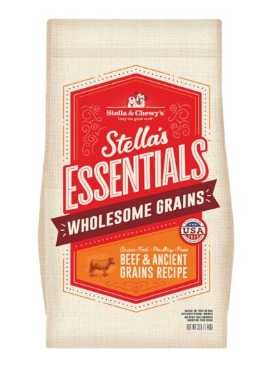 Stella & Chewy's Dog Essential Beef & Ancestrial Grains 25Lb