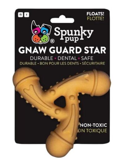 Spunkypup Gnaw Guard Squeaky Toy Star One Size
