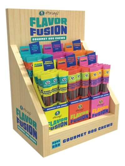 Etta Says Dog Flavor Fusion Chew Display (Case of 144)