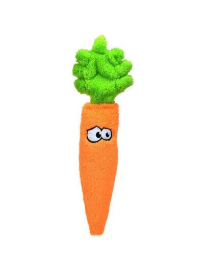Cycle Dog Duraplush Carrot Dog Toy Orange Small