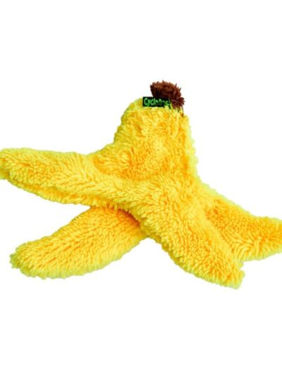Cycle Dog Duraplush Banana Dog Toy Yellow Small