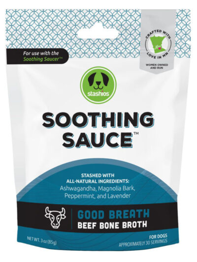 Stashios Soothing Sauce Bulk Good Breath Beef 3oz.
