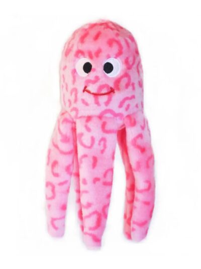 Zippypaws Floppy Jelly Octopus Pink Small