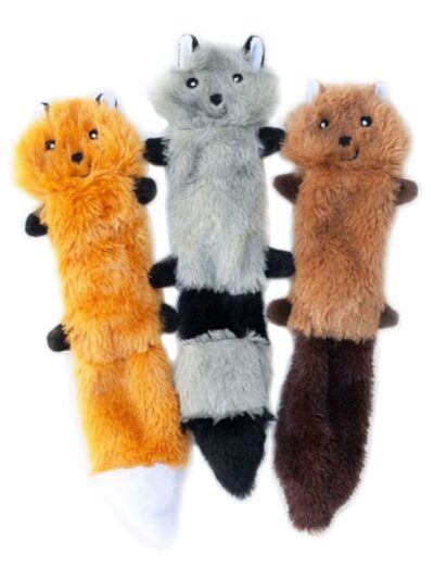 Zippypaws Skinny Peltz Pack of 3 Assorted Small