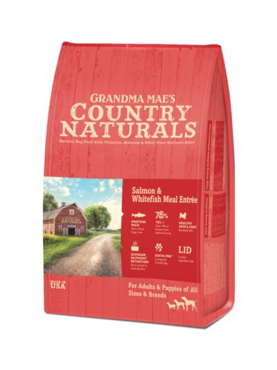 Grandma Mae's Country Naturals Dry Dog Food Salmon & Whitefish Meal 1ea/14 lb