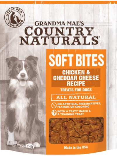 Grandma Mae's Country Naturals Soft Bites Dog Treats Chicken & Cheddar 1ea/5oz.