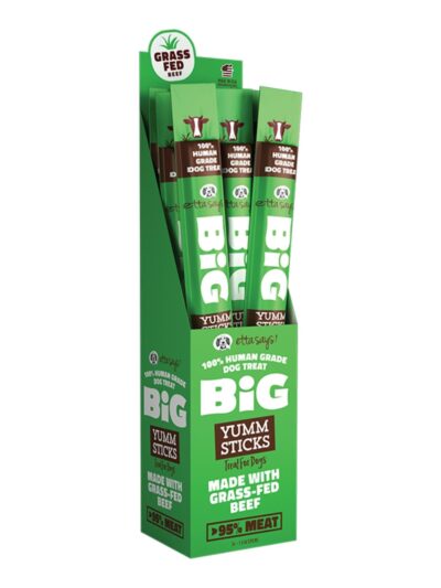 Etta Says Dog Grain Free Yum Stick Big Beef (Case of 24)