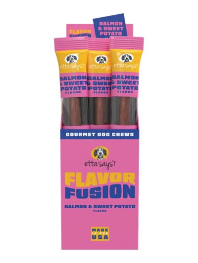 Etta Says Dog Flavor Fusion Chew Salmon 1.75oz. (Case of 12)