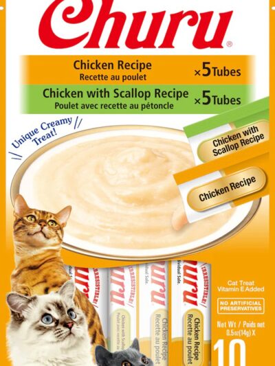 Inaba Cat Churu Chicken 10Ct/5Z Variety Bag