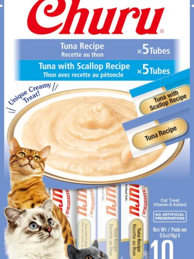 Inaba Cat Churu Tuna 10Ct/5Oz Variety Bag