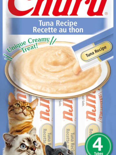 Inaba Cat Churu Puree Tuna 0.52 Oz/6Ct