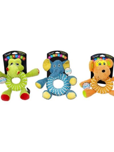 Spunkypup Wibbleez Round Combo Plush Tug Toy One Size