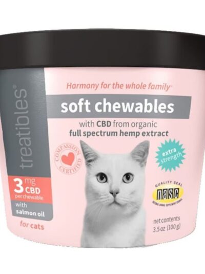 Treatibles Extra Strength Cat Soft Chews Salmon 3 Mg-100 Pk