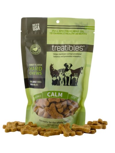 Treatibles Hemp Wellness Hard Chews Calm Turkey Large-7 Ct