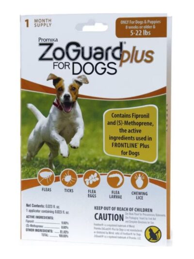 Zoguard Plus Spot-On Singles For Dogs 4-22 Lb-1 Pk