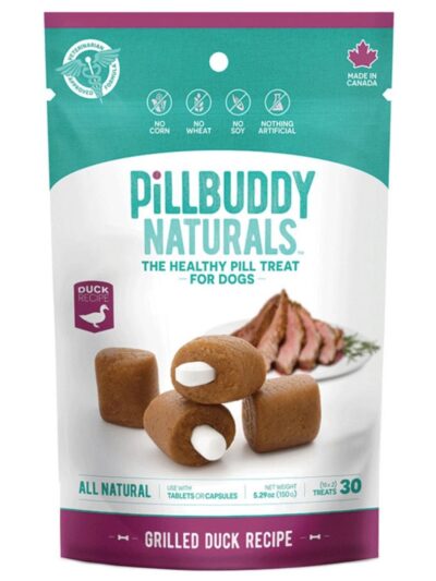 Presidio Dog Pill Buddy Natural Duck 30 Count