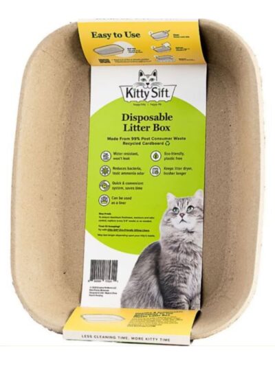 Kitty Sift Disposable Cat Litter Box Large