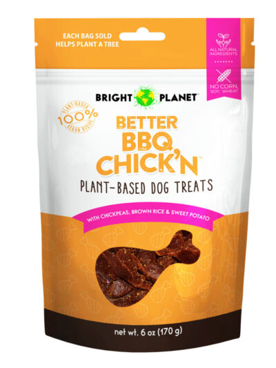 Bright Planet Pet Better BBQ Chick'n Dog Treat 1ea/6 oz