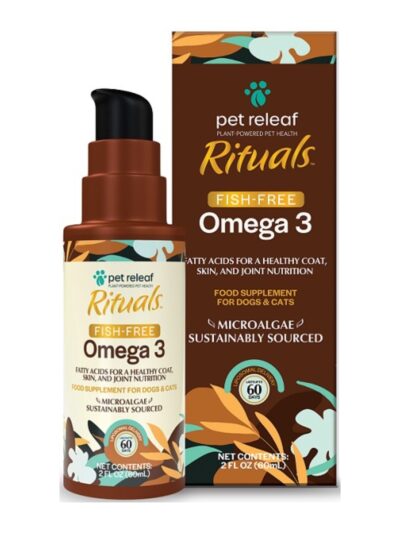 Pet Relief  Rituals Dog & Cat 2oz./30 Omega 3 Algae Fish Free