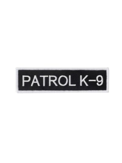 Boss Dog Tactical Harness Patch Patrol K-9, 1ea/SM